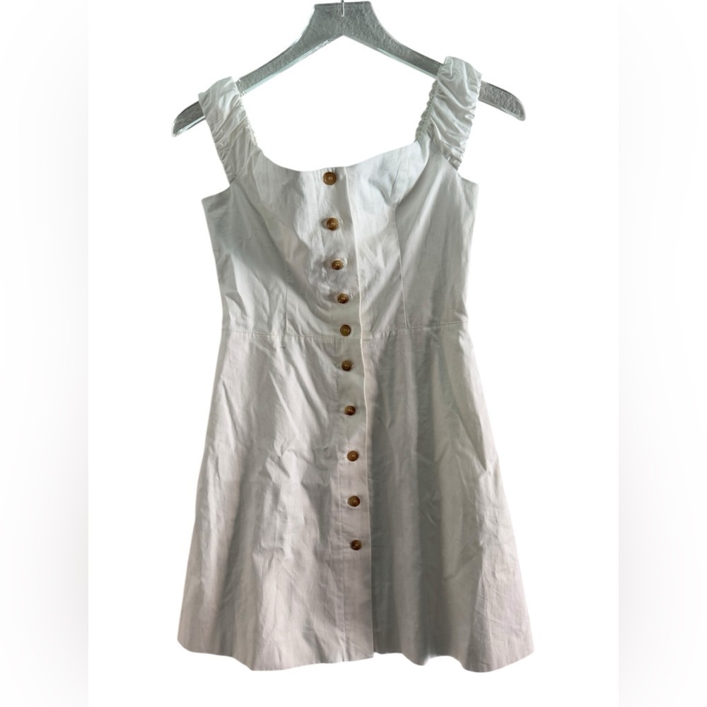 Favorite Daughter The Lovesick Mini Dress in White Size 6 B1963 - Picture 4 of 6